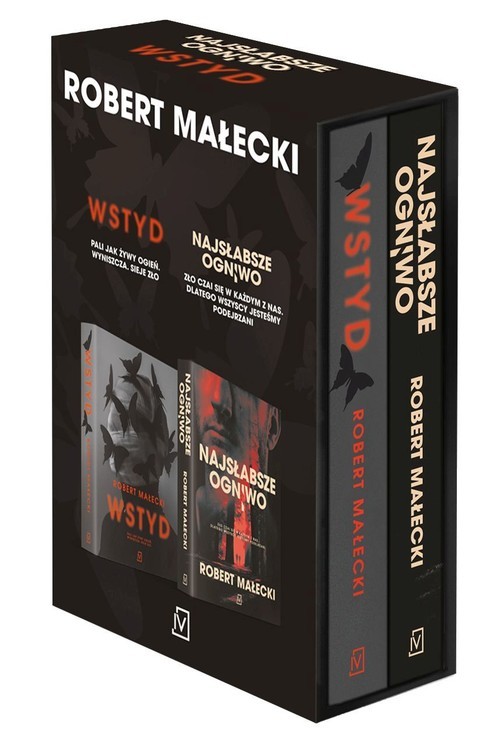 okładka Pakiet: Najsłabsze ogniwo / Wstyd książka | Robert Małecki