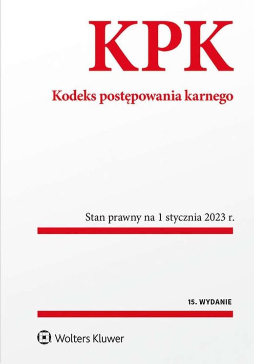 okładka Kodeks postępowania karnego. Przepisy książka