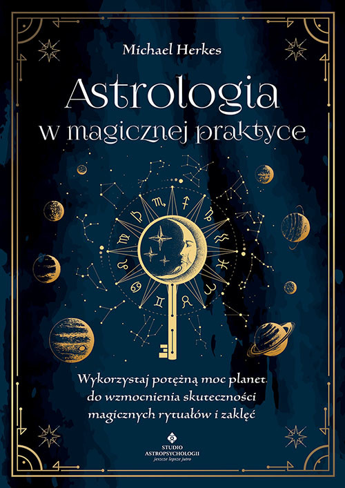 okładka Astrologia w magicznej praktyce książka | Michael Herkes