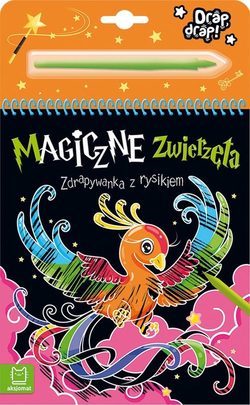 okładka Magiczne zwierzęta Zdrapywanka z rysikiem książka | Anna Podgórska