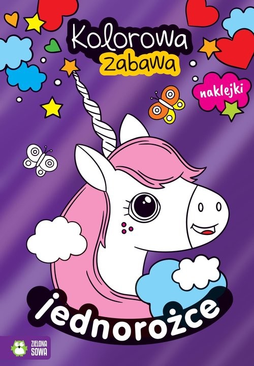 okładka Kolorowa zabawa. Jednorożce książka