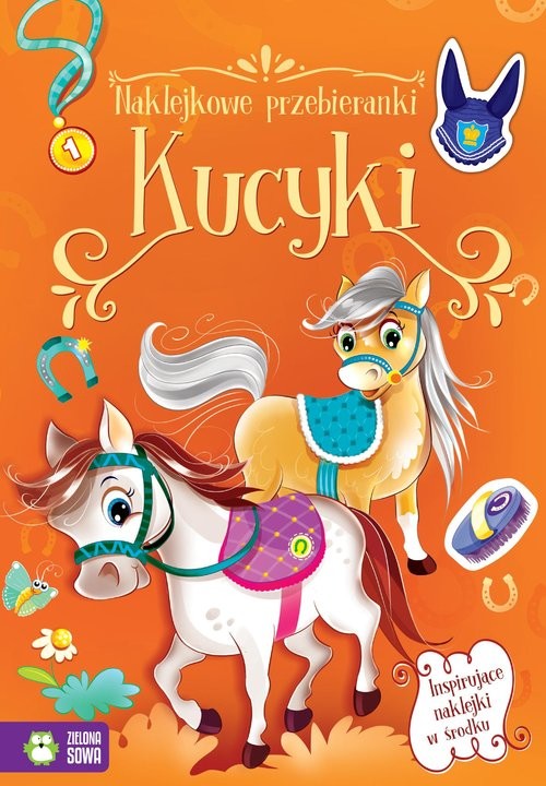 okładka Naklejkowe przebieranki Kucyki książka