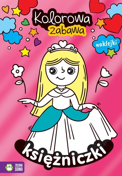 okładka Kolorowa zabawa Księżniczki książka