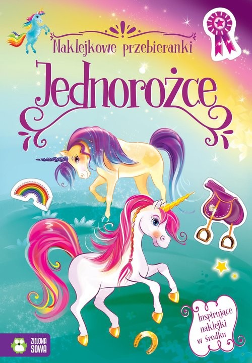 okładka Naklejkowe przebieranki Jednorożce książka