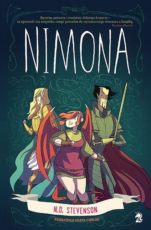 okładka Nimona książka | N.D. Stevenson