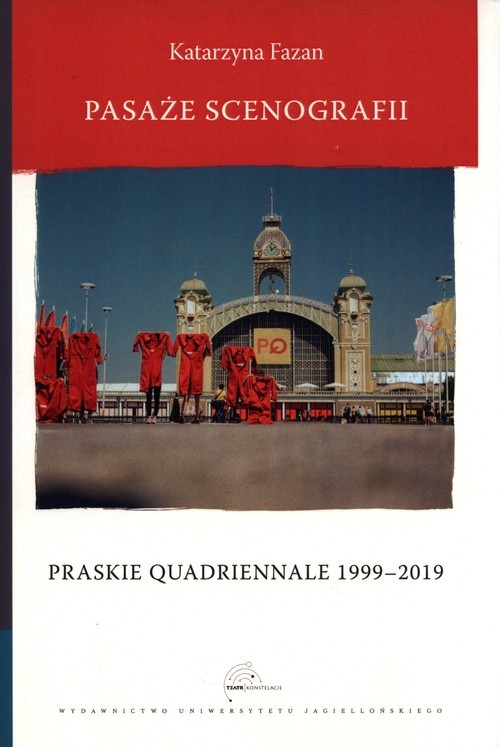 okładka Pasaże scenografii Praskie Quadriennale 1999-2019 książka | Fazan Katarzyna