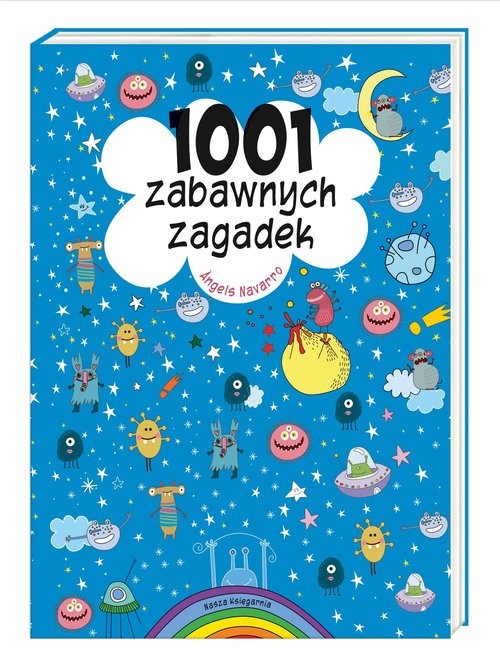 okładka 1001 zabawnych zagadek książka | Angels Navarro