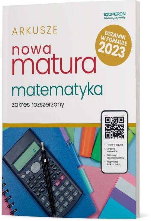 okładka Nowa Matura 2023 Matematyka Arkusze maturalne Zakres rozszerzony Szkoła ponadpodstawowa książka | Adam Konstantynowicz, Anna Konstantynowicz, Małgorzata Pająk