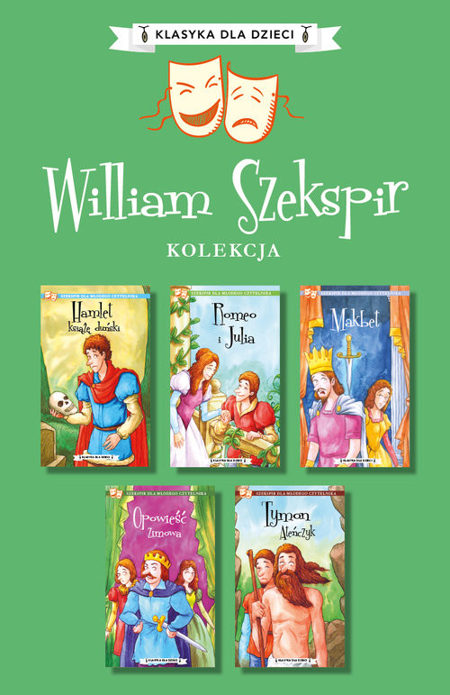 okładka Pakiet William Szekspir Tomy 1-5 książka | Szekspir William