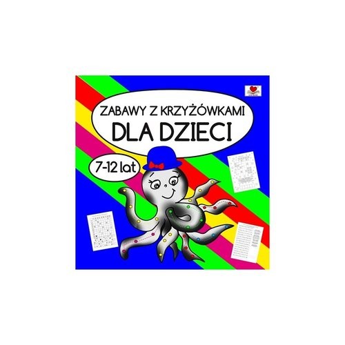 okładka Zabawy z krzyżówkami dla dzieci książka