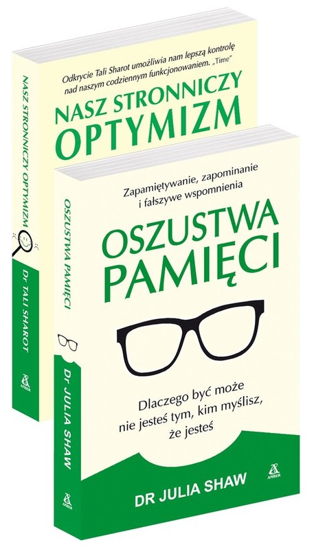okładka Oszustwa pamięci / Nasz stronniczy optymizm Pakiet książka | Julia Shaw, Sharot Tali