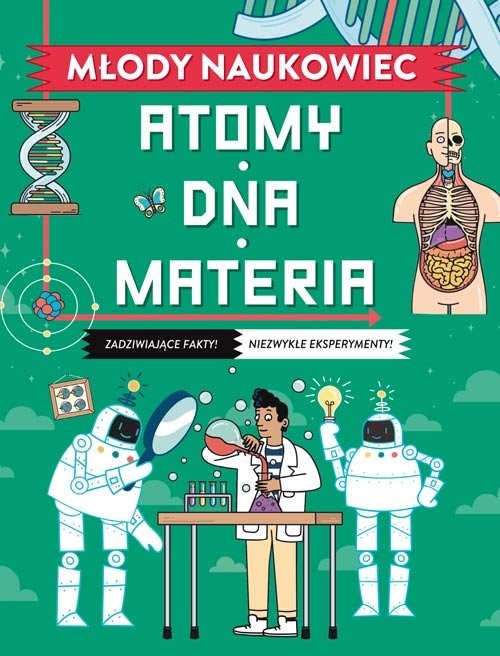okładka Młody naukowiec. Atomy, DNA, materia książka | Colin Stuart