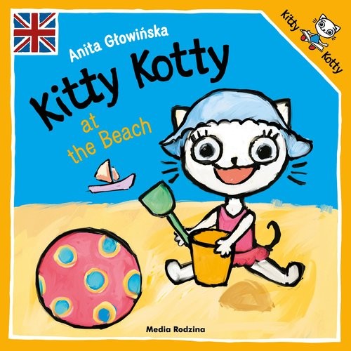 okładka Kitty Kotty at the Beach książka | Anita Głowińska