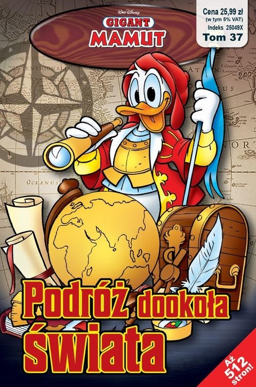 okładka Gigant Mamut 37 Podróż dookoła świata Tom 1 książka