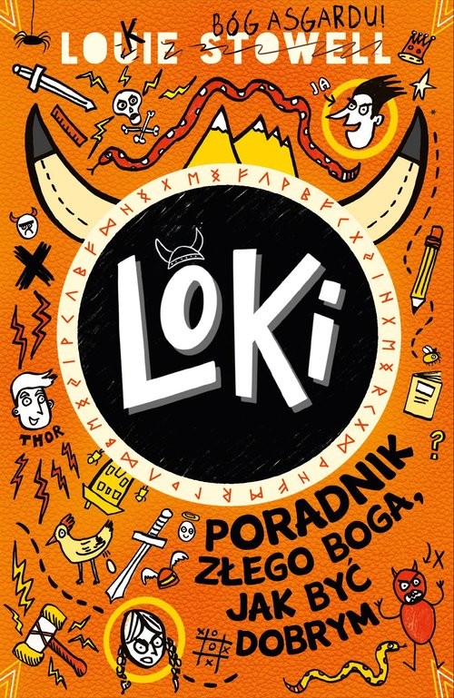 okładka Loki Poradnik złego boga, jak być dobrym książka | Louie Stowell