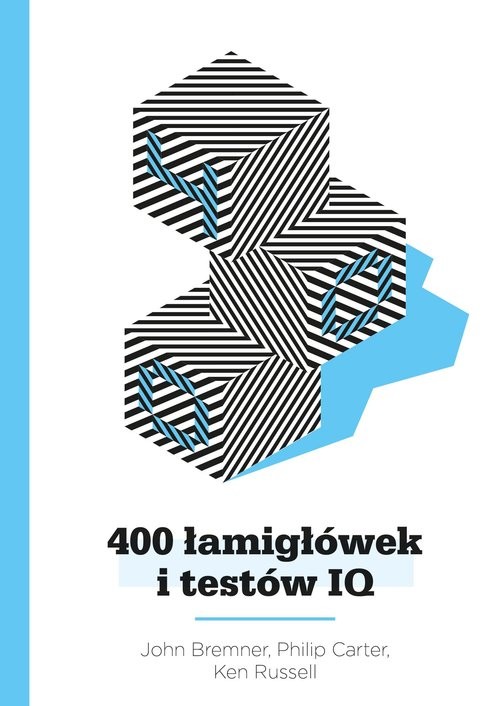 okładka 400 łamigłówek i testów IQ książka | John Bremner, Philip Carter, Ken Russell