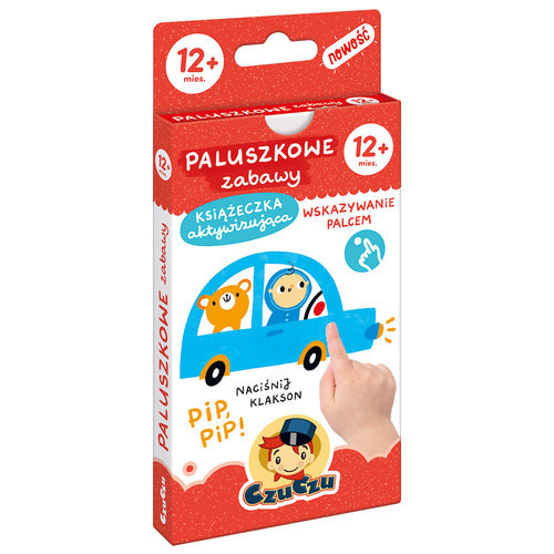 okładka Paluszkowe zabawy CzuCzu dla dzieci 12m+ książka