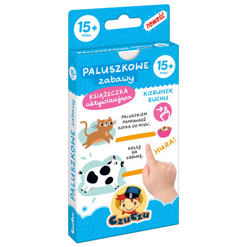 okładka Paluszkowe zabawy CzuCzu dla dzieci 15m+ książka