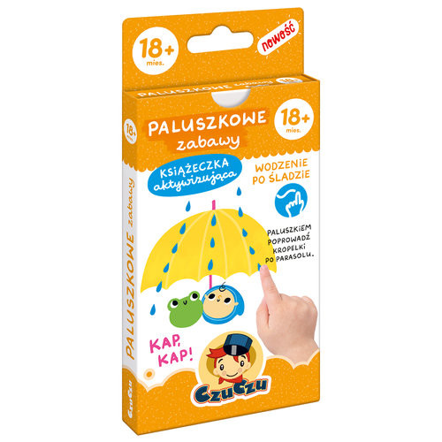 okładka Paluszkowe zabawy CzuCzu dla dzieci  18m+ książka