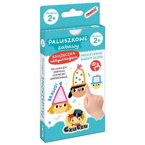 okładka Paluszkowe zabawy CzuCzu dla dzieci  2+ książka