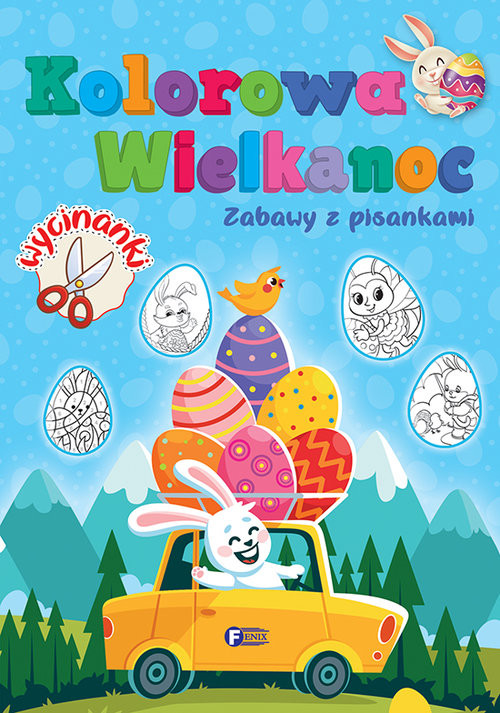 okładka Kolorowa Wielkanoc Zabawy z pisankami książka