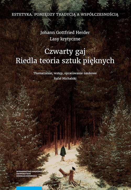 okładka Czwarty gaj Riedla teoria sztuk pięknych książka | Herder JohannGottfried