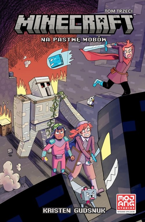 okładka Minecraft. Na pastwę mobów. Tom 3 książka | Opracowania Zbiorowe