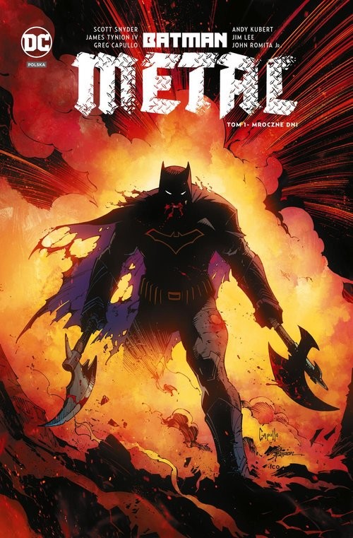 okładka Batman Metal. Mroczne dni Tom 1 książka