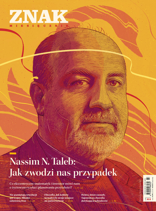 okładka Miesięcznik ZNAK nr 814 (03/2023) - Nassim N. Taleb: Jak zwodzi nas przypadek ebook | epub, mobi | Autor zbiorowy