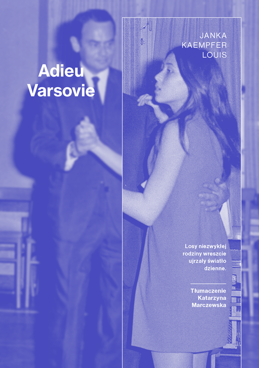 okładka Adieu Varsovie ebook | epub, mobi | Janka Kaempfer Louis