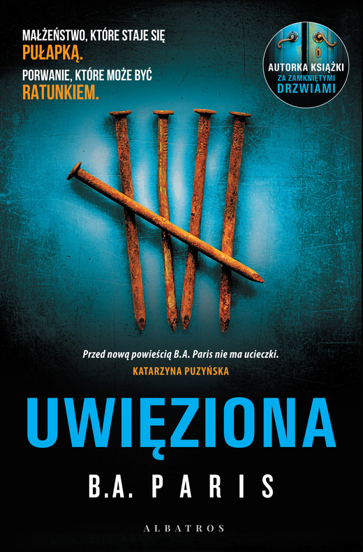 okładka UWIĘZIONA ebook | epub, mobi | B.A. Paris