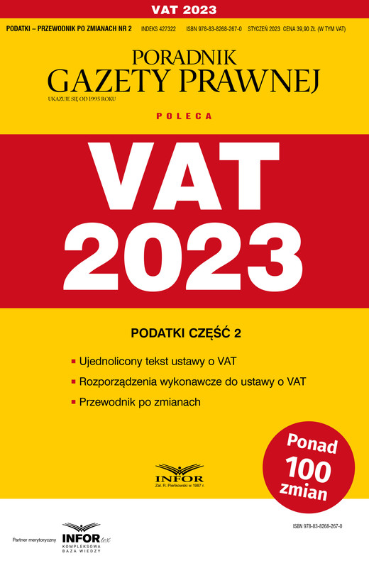 okładka VAT 2023 ebook | pdf | Praca zbiorowa