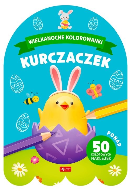 okładka Wielkanocne kolorowanki Kurczaczek książka