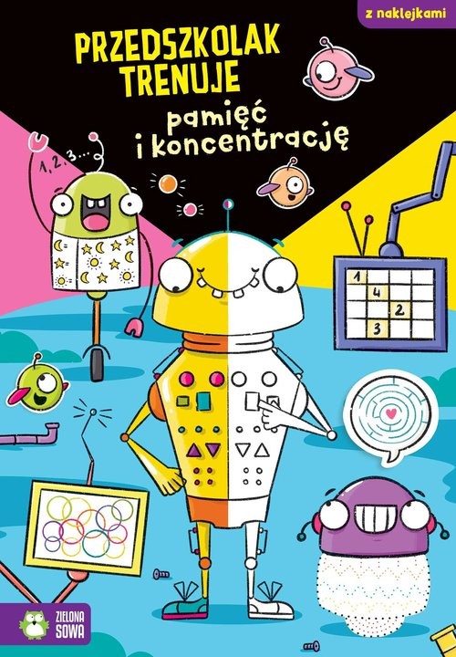 okładka Przedszkolak trenuje pamięć i koncentrację książka