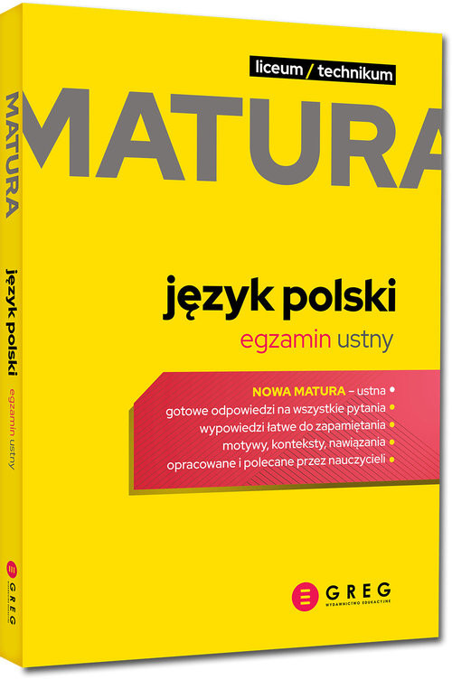 okładka Matura język polski egzamin ustny 2023 książka | Autor zbiorowy