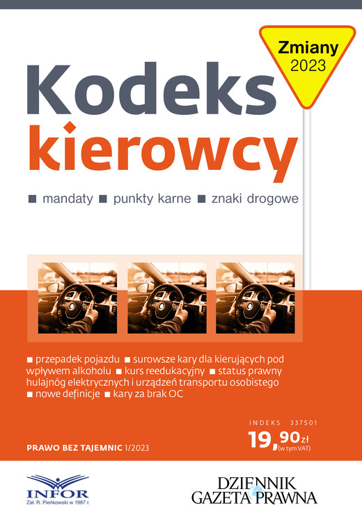 okładka Kodeks Kierowcy.Zmiany 2023 ebook | pdf | Praca Zbiorowa