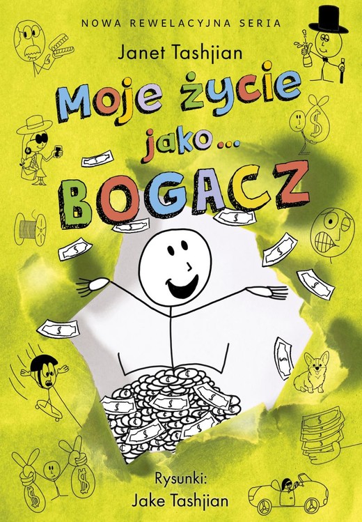 okładka Moje życie jako… bogacz książka | Tashjian Janet