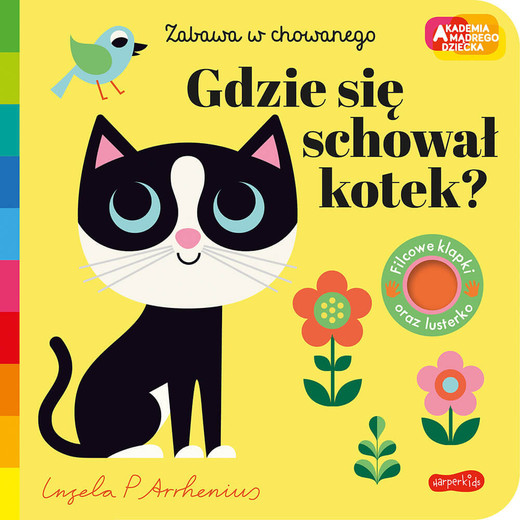 okładka Gdzie się schował kotek? Akademia Mądrego Dziecka. Zabawa w chowanego książka | Opracowanie zbiorowe
