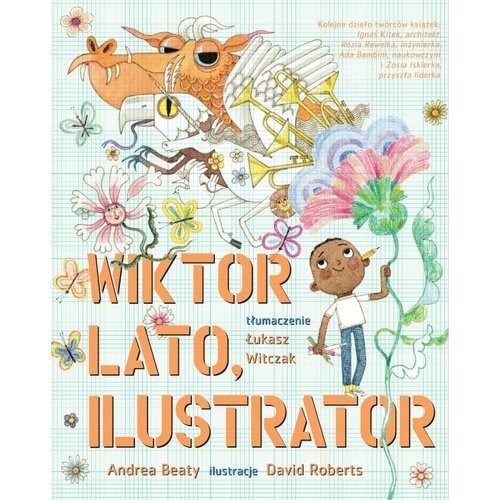 okładka Wiktor lato, ilustrator książka | Andrea Beaty