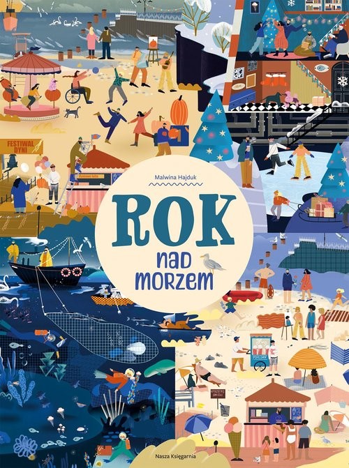 okładka Rok nad morzem książka | Malwina Hajduk