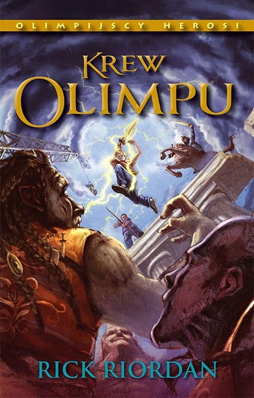 okładka Krew Olimpu książka | Rick Riordan