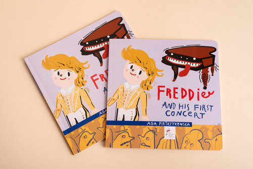 okładka Freddie and His First Concert książka | Aga Pietrzykowska