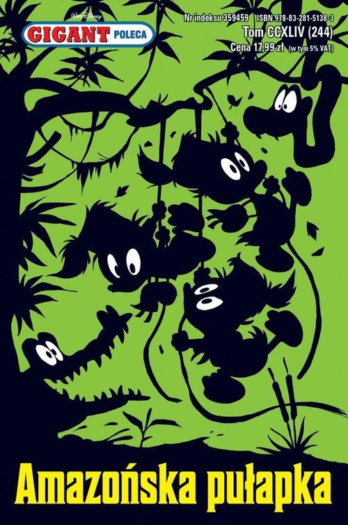 okładka Gigant Poleca Amazońska pułapka Tom 3/2023 książka