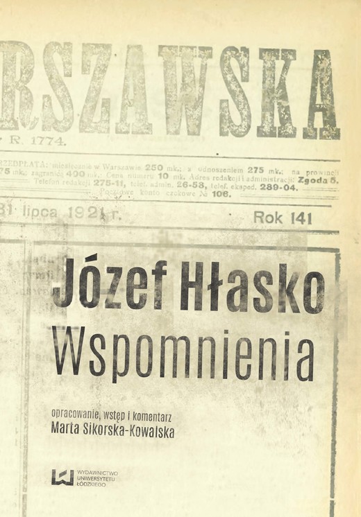 okładka Józef Hłasko ebook | pdf | Marta Sikorska-Kowalska