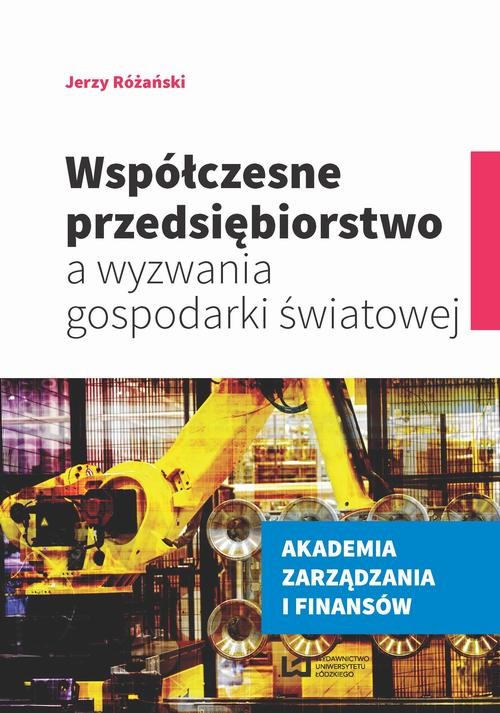 okładka Współczesne przedsiębiorstwo a wyzwania gospodarki światowej ebook | pdf | Jerzy Różański