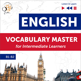 okładka English Vocabulary Master for Intermediate Learners - Listen & Learn (Proficiency Level B1-B2) audiobook | MP3 | Dorota Guzik