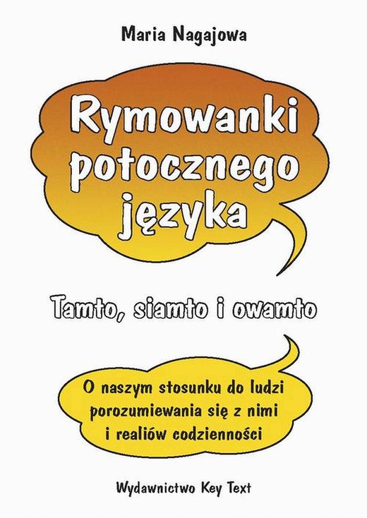 okładka Rymowanki potocznego języka ebook | pdf | Maria Nagajowa