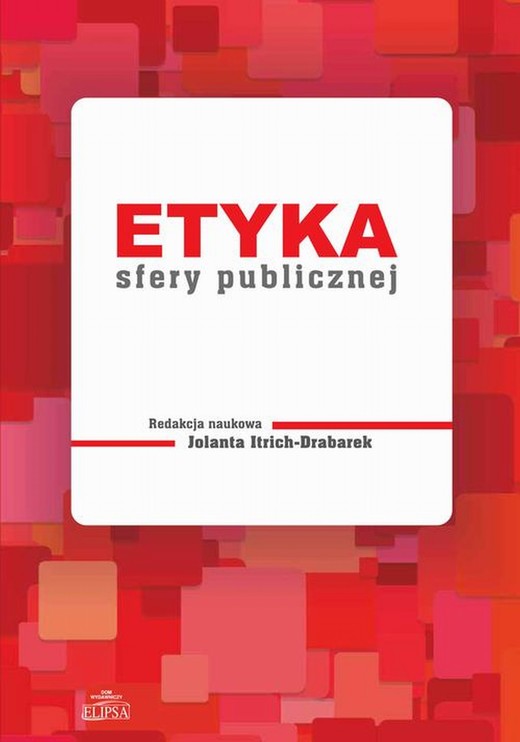 okładka Etyka sfery publicznej ebook | pdf | Jolanta Itrich-Drabarek