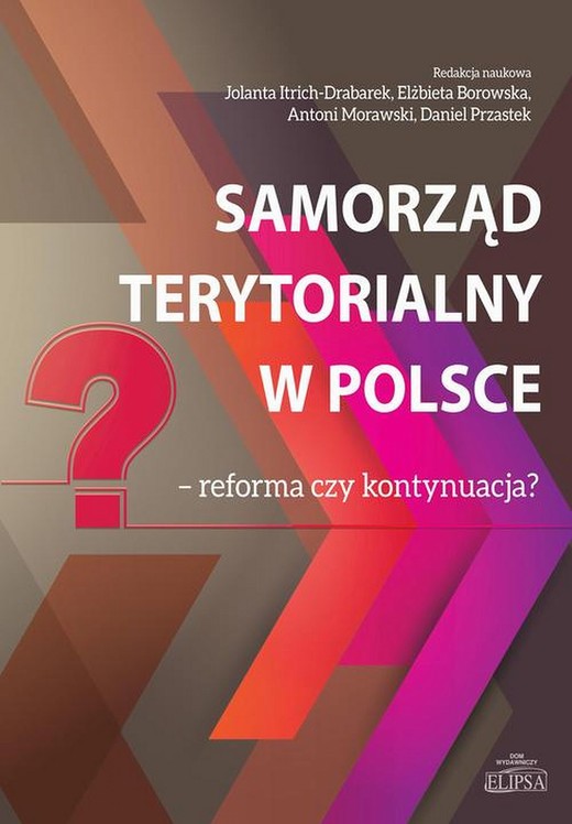 okładka Samorząd terytorialny w Polsce reforma czy kontynuacja? ebook | pdf | Jolanta Itrich-Drabarek