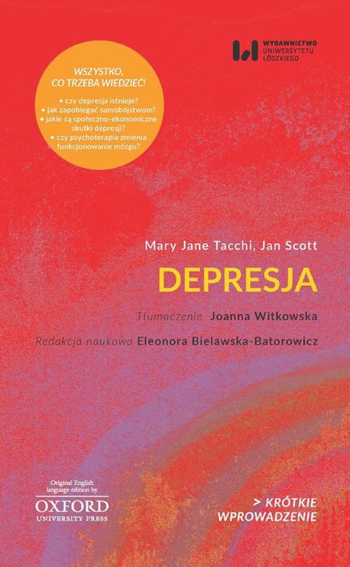 okładka Depresja ebook | epub, mobi, pdf | Mary Jane Tacchi